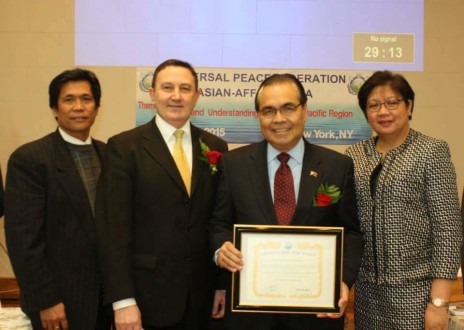 Rev. Agulan, Mr. de Sena, Amb. de Leon and Wife