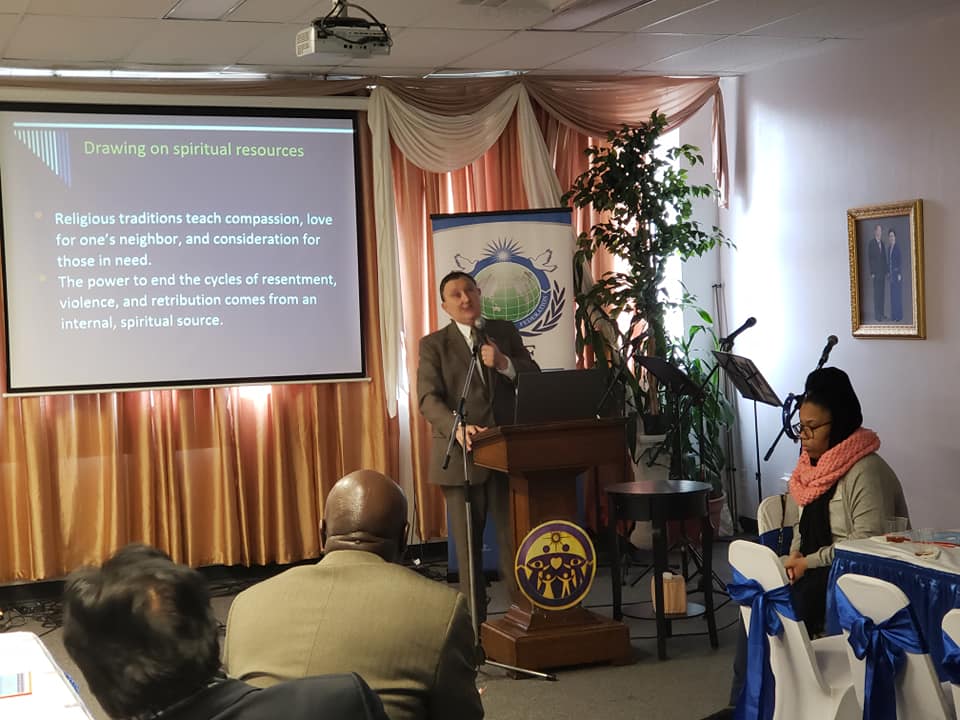 Presentation by President Ricardo de Sena